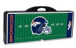 Denver Broncos Football Picnic Table with Seats - Black