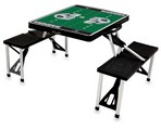 Oakland Raiders Football Picnic Table with Seats - Black