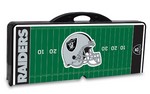 Oakland Raiders Football Picnic Table with Seats - Black