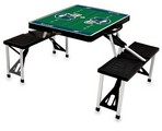 Philadelphia Eagles Football Picnic Table with Seats - Black