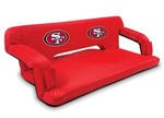 San Francisco 49ers Reflex Travel Couch - Red