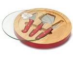 Kansas City Chiefs Ventana Cheese Board - Red