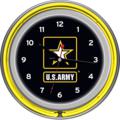 United States Army Neon Wall Clock