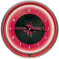 Houston Rockets Neon Wall Clock