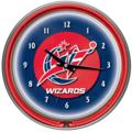 Washington Wizards Neon Wall Clock