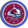 Colorado Avalanche Neon Wall Clock