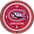 Montreal Canadiens Neon Wall Clock