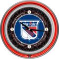 New York Rangers Vintage Logo Neon Wall Clock