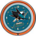 San Jose Sharks Neon Wall Clock