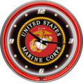 United States Marine Corps Neon Wall Clock