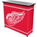 Detroit Red Wings Portable Bar with 2 Shelves