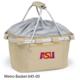 Arizona State Embroidered Metro Basket Beige