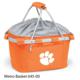 Clemson University Printed Metro Basket Orange