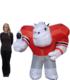 Georgia Hairy Dawg 6 Ft Inflatable Figurine
