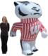Wisconsin Bucky 8 Ft Inflatable Figurine
