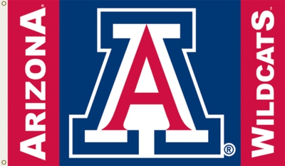 Arizona Wildcats 3' x 5' Flag with Grommets - Click Image to Close