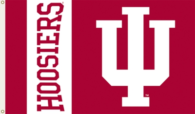 Indiana Hoosiers 3' x 5' Flag with Grommets - Click Image to Close