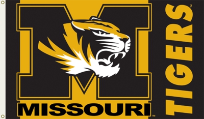 Missouri Tigers 3' x 5' Flag with Grommets - Click Image to Close