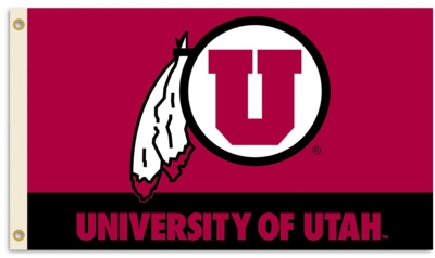 University of Utah 3' x 5' Flag with Grommets - Click Image to Close
