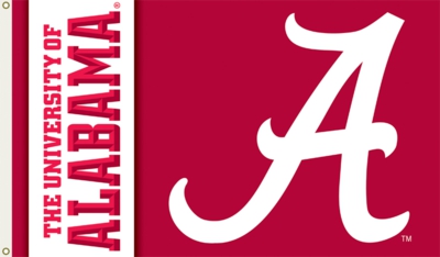 University of Alabama 3' x 5' Flag with Grommets - Click Image to Close