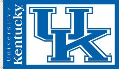 University of Kentucky 3' x 5' Flag with Grommets - Click Image to Close