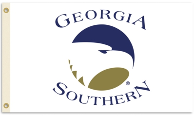 Georgia Southern Eagles 3' x 5' Flag - Round Logo - Click Image to Close
