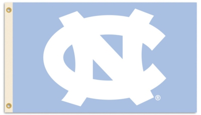University of North Carolina 3' x 5' Flag with Grommets - Logo - Click Image to Close