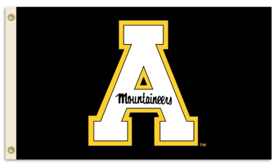 Appalachian State Mountaineers 3' x 5' Flag - Black - Click Image to Close
