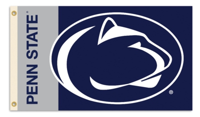 Penn State Nittany Lions 3' x 5' Flag with Grommets - Click Image to Close