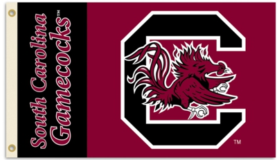 South Carolina Gamecocks 3' x 5' Flag with Grommets - Click Image to Close