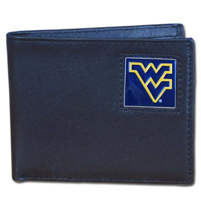 West Virginia Mountaineers Bi-fold Wallet with Tin - Click Image to Close