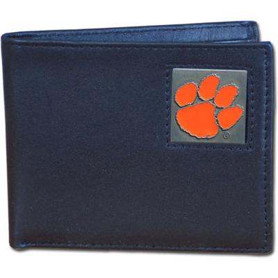 Clemson Tigers Bi-fold Wallet with Tin - Click Image to Close