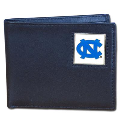 North Carolina Tar Heels Bi-fold Wallet with Tin - Click Image to Close