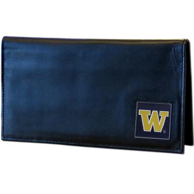 Washington Huskies Deluxe Checkbook Cover w/ Box - Click Image to Close