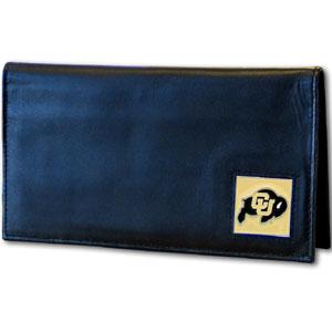 Colorado Buffaloes Deluxe Checkbook Cover w/ Box - Click Image to Close