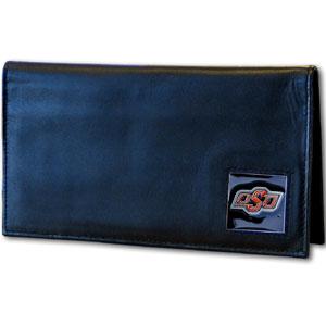 Oklahoma State Cowboys Deluxe Checkbook Cover w/ Box - Click Image to Close