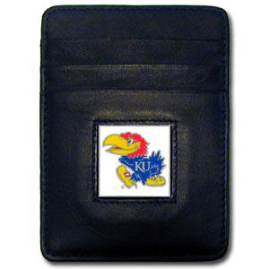 Kansas Jayhawks Money Clip/Cardholder with Box - Click Image to Close