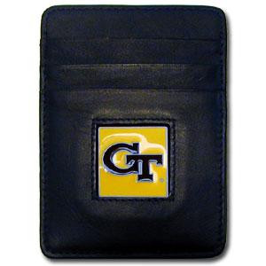 Georgia Tech Yellow Jackets Money Clip/Cardholder with Tin - Click Image to Close