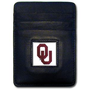 Oklahoma Sooners Money Clip/Cardholder with Box - Click Image to Close