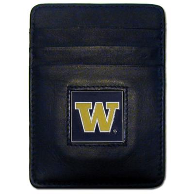 Washington Huskies Money Clip/Cardholder with Tin - Click Image to Close