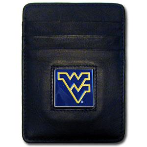 West Virginia Mountaineers Money Clip/Cardholder with Tin - Click Image to Close
