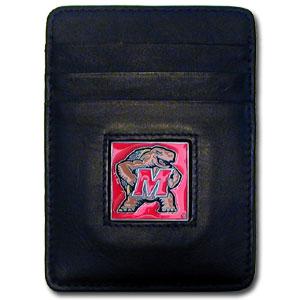 Maryland Terrapins Money Clip/Cardholder with Tin - Click Image to Close