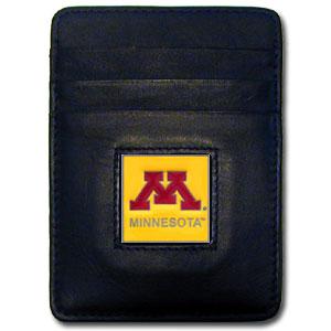 Minnesota Golden Gophers Money Clip/Cardholder with Tin - Click Image to Close