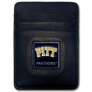 Pittsburgh Panthers Money Clip/Cardholder with Tin - Click Image to Close