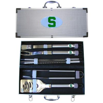 Michigan State Spartans 8 pc BBQ Set - Click Image to Close