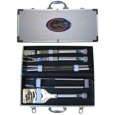 University of Florida Gators 8 pc BBQ Set - Click Image to Close