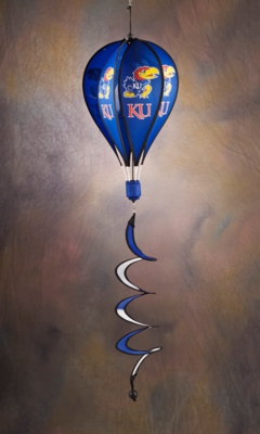 Kansas Jayhawks Hot Air Balloon Spinner - Click Image to Close