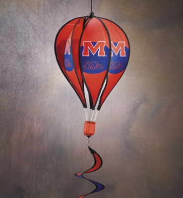 Mississippi - Ole Miss Hot Air Balloon Spinner - Click Image to Close