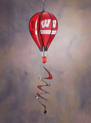 Wisconsin Badgers Hot Air Balloon Spinner - Click Image to Close