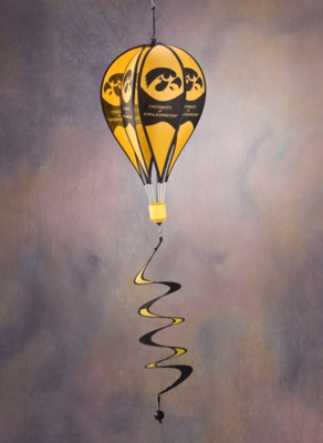 Iowa Hawkeyes Hot Air Balloon Spinner - Click Image to Close